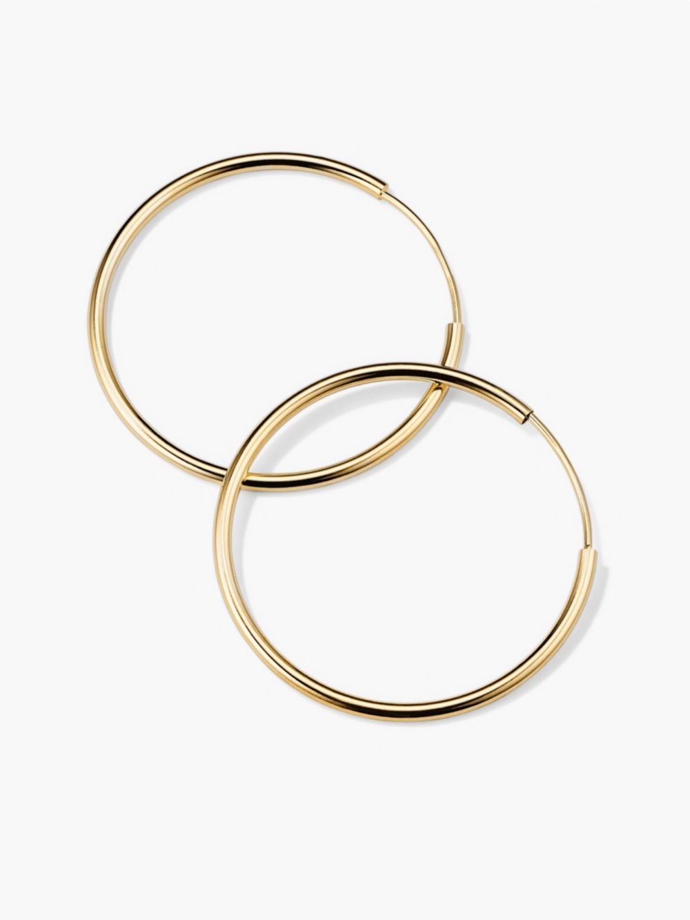 Mejuri Large 14K Gold Hoop Earrings - Classic Women's Hoops